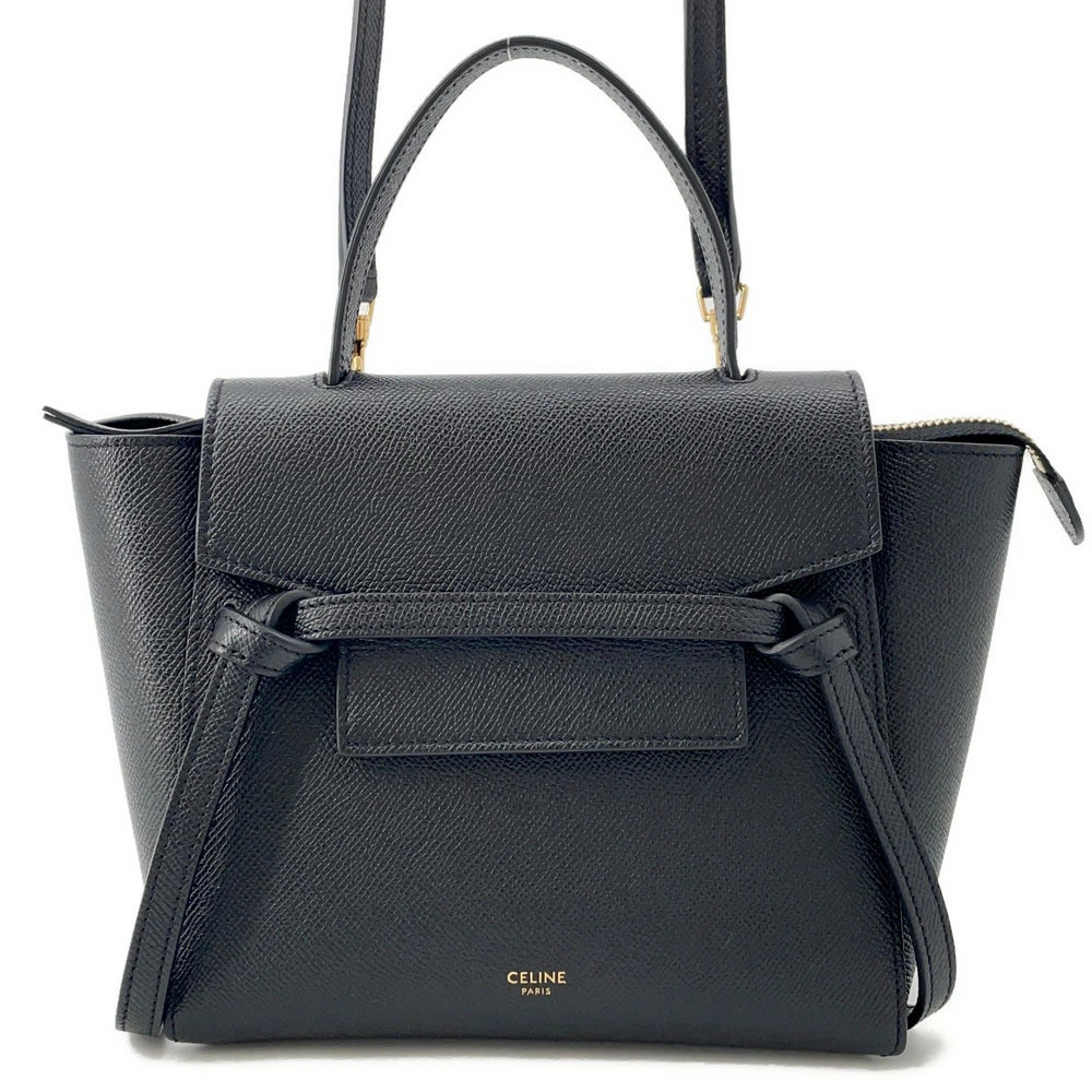 Celine handbag Belt Bag Body Crossbody bag calf leather shoulder black